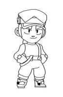 Brawl Stars kleurplaat 38